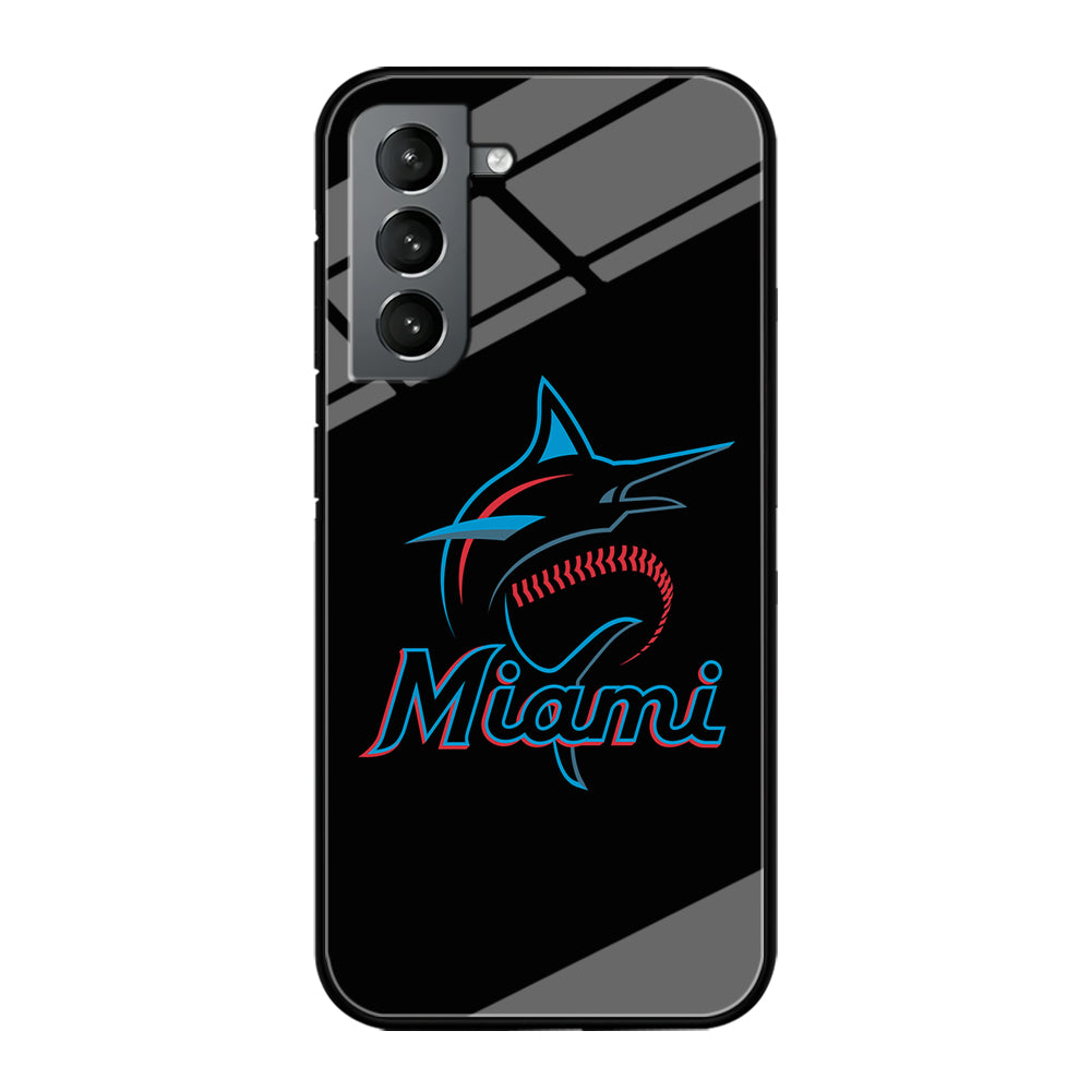 Baseball Miami Marlins MLB 001 Samsung Galaxy S21 Plus Case-Phone Case-Tempered Glass Case-Altracase