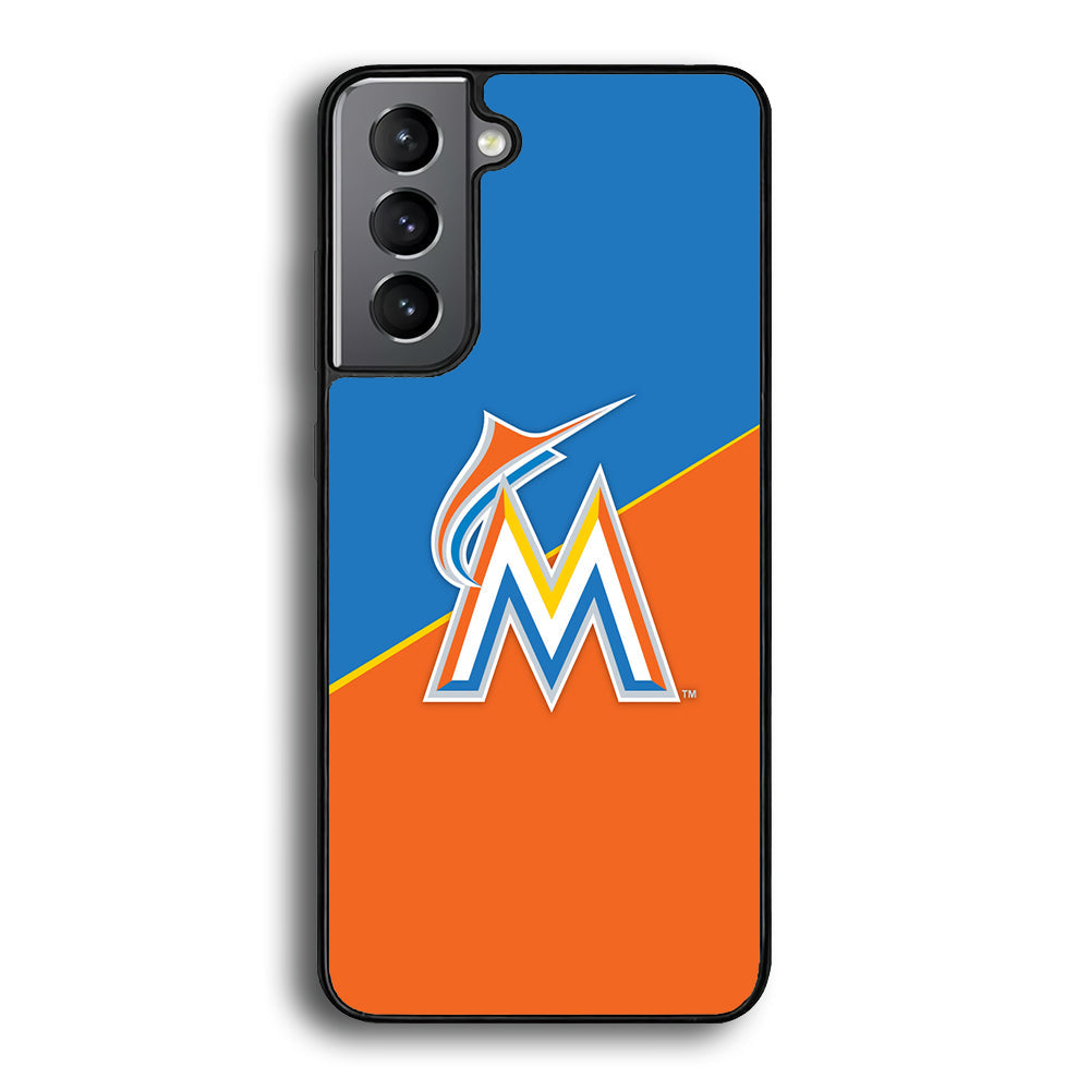 Baseball Miami Marlins MLB 002 Samsung Galaxy S25 Plus Case-Phone Case-Tempered Glass Case-Altracase