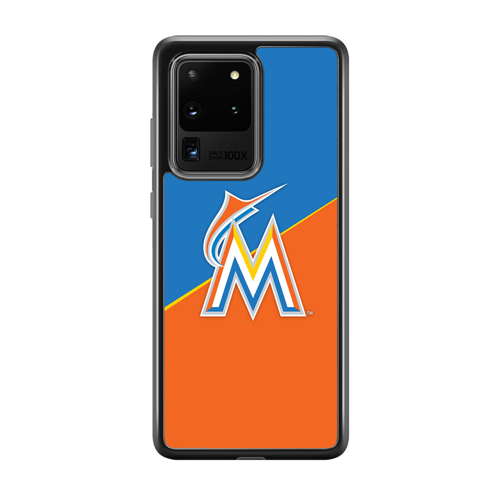 Baseball Miami Marlins MLB 002 Samsung Galaxy S20 Ultra Case-Phone Case-Tempered Glass Case-Altracase