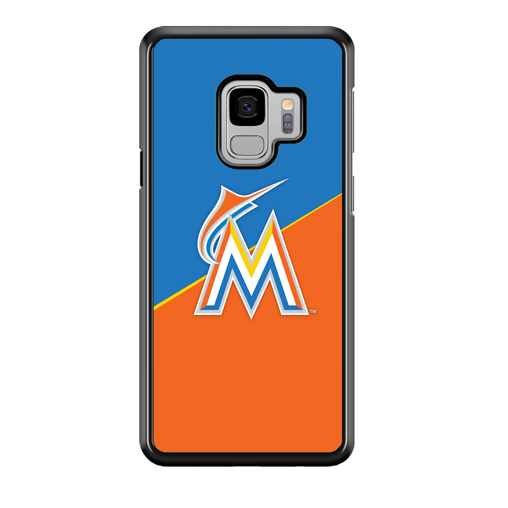 Baseball Miami Marlins MLB 002 Samsung Galaxy S9 Case-Phone Case-Rubber Black (2D Case)-Altracase