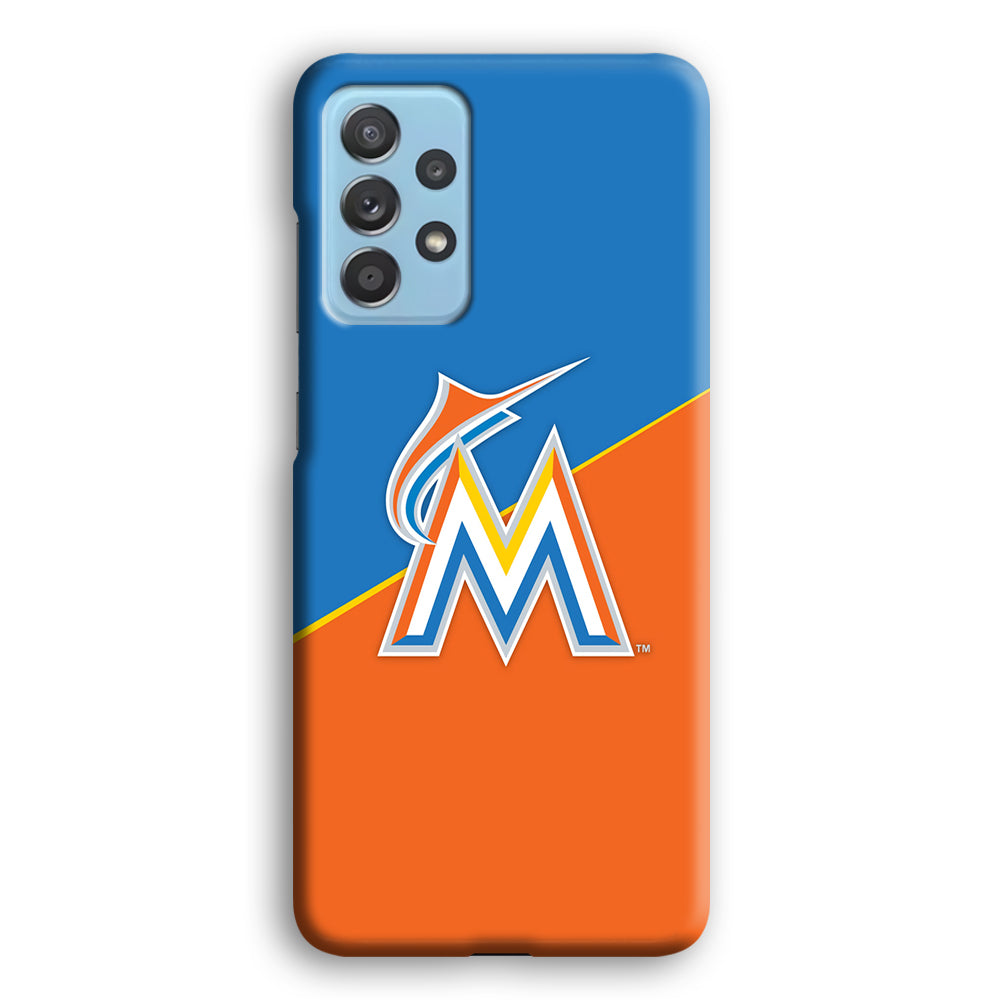 Baseball Miami Marlins MLB 002 Samsung Galaxy A72 Case-Phone Case-3D Case-Altracase