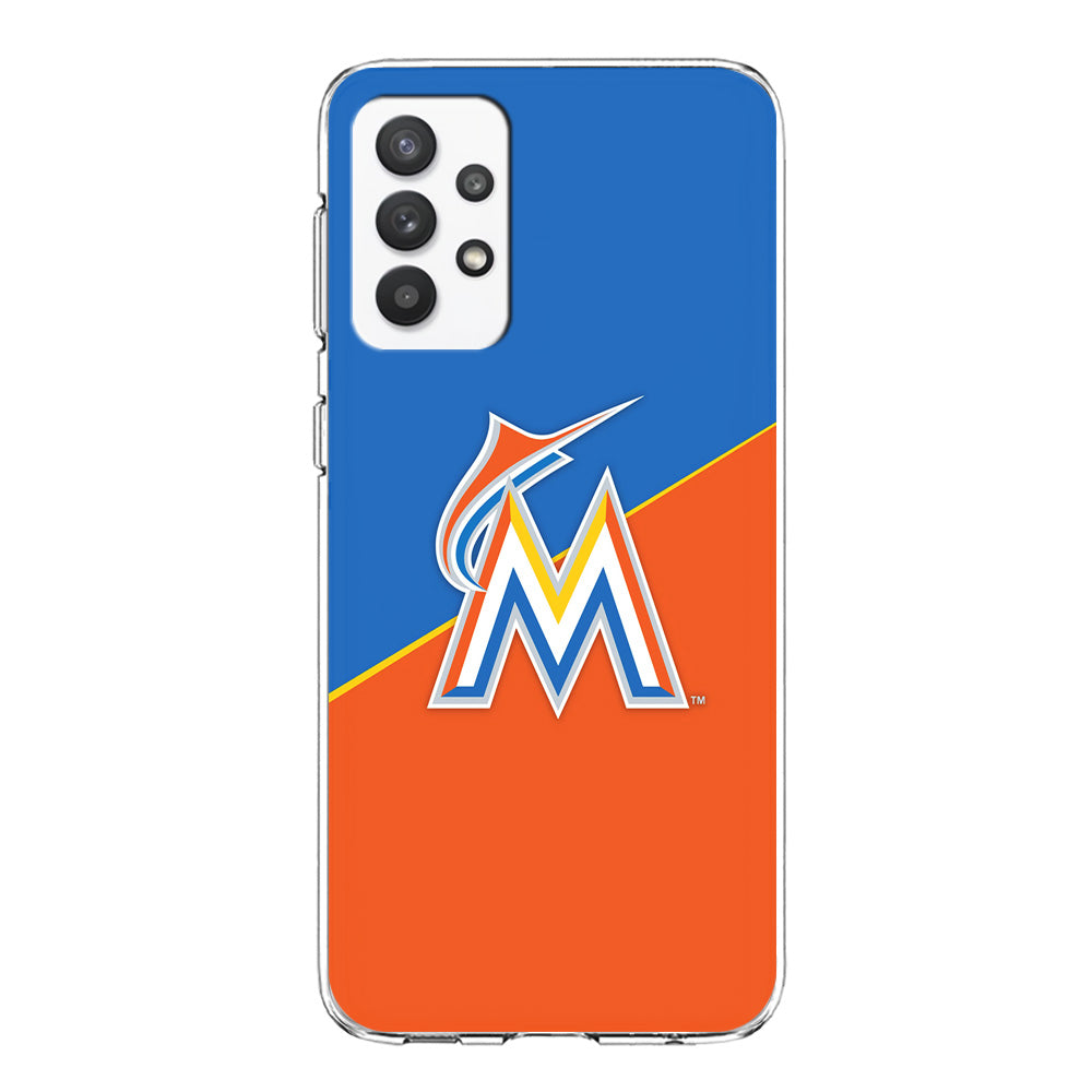 Baseball Miami Marlins MLB 002 Samsung Galaxy A32 Case-Phone Case-Clear Soft Case-Altracase