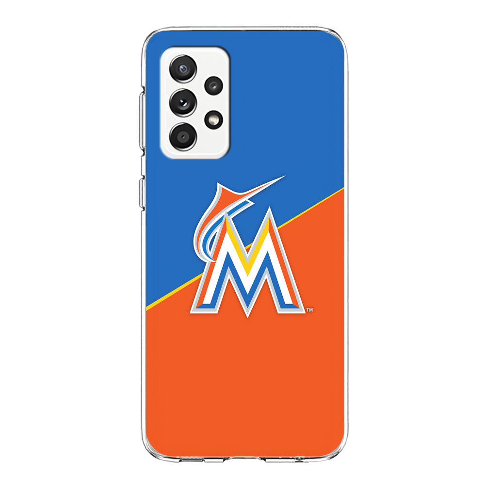 Baseball Miami Marlins MLB 002 Samsung Galaxy A72 Case-Phone Case-Clear Soft Case-Altracase