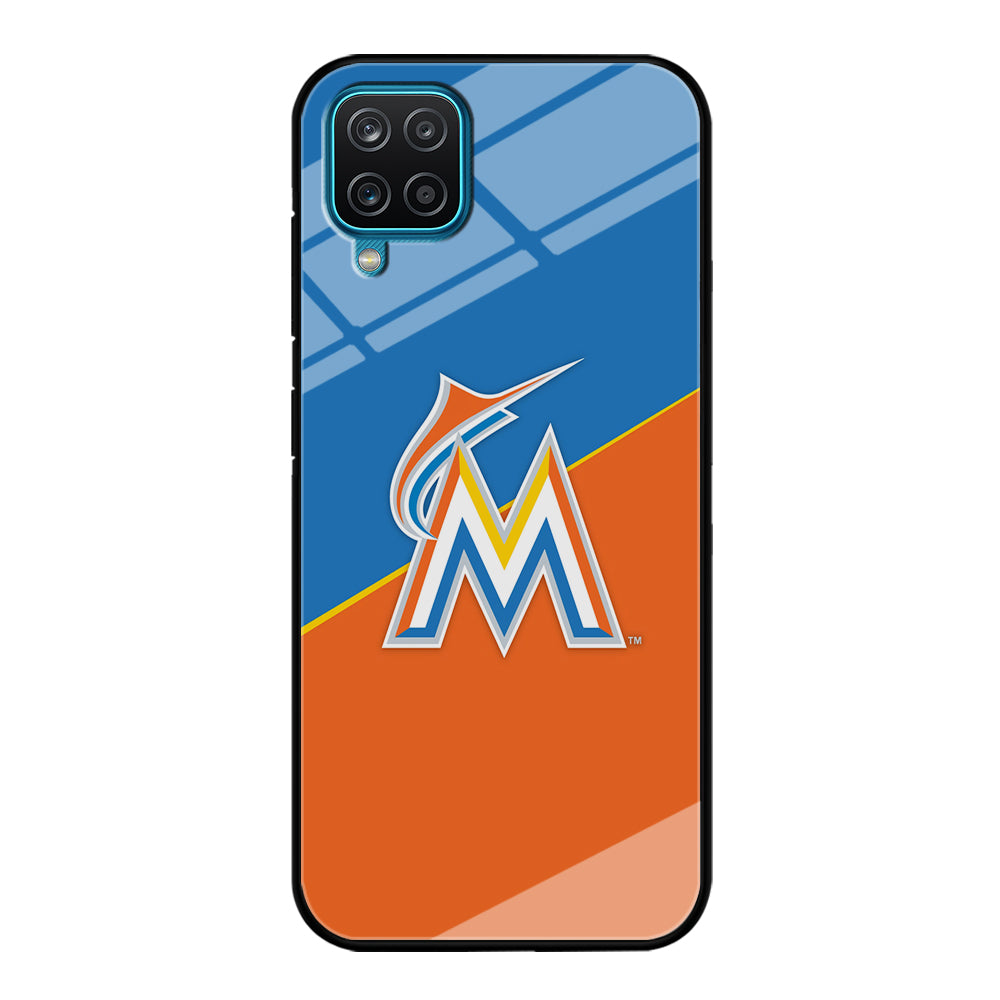 Baseball Miami Marlins MLB 002 Samsung Galaxy A12 Case-Phone Case-Tempered Glass Case-Altracase