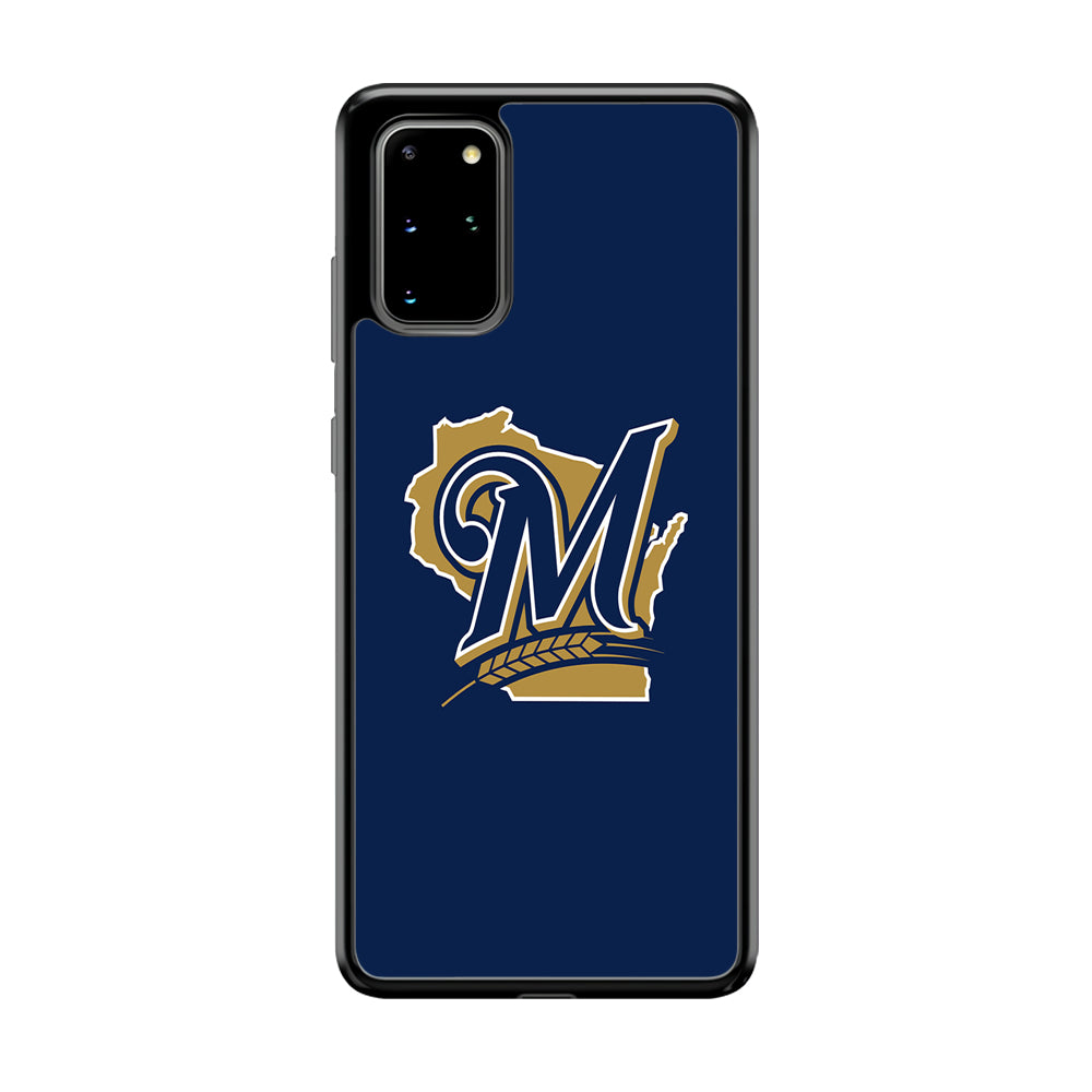 Baseball Milwaukee Brewers MLB 001 Samsung Galaxy S20 Plus Case-Phone Case-Rubber Black (2D Case)-Altracase