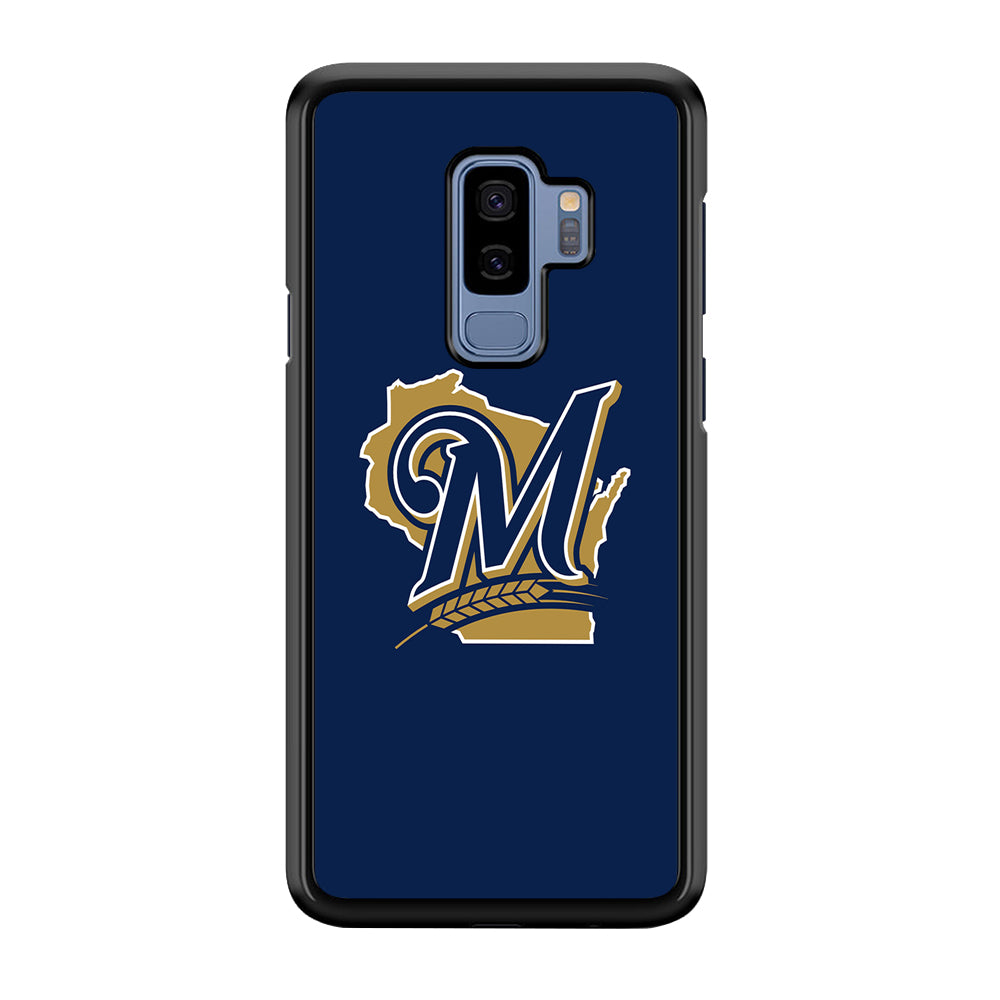 Baseball Milwaukee Brewers MLB 001 Samsung Galaxy S9 Plus Case-Phone Case-Rubber Black (2D Case)-Altracase