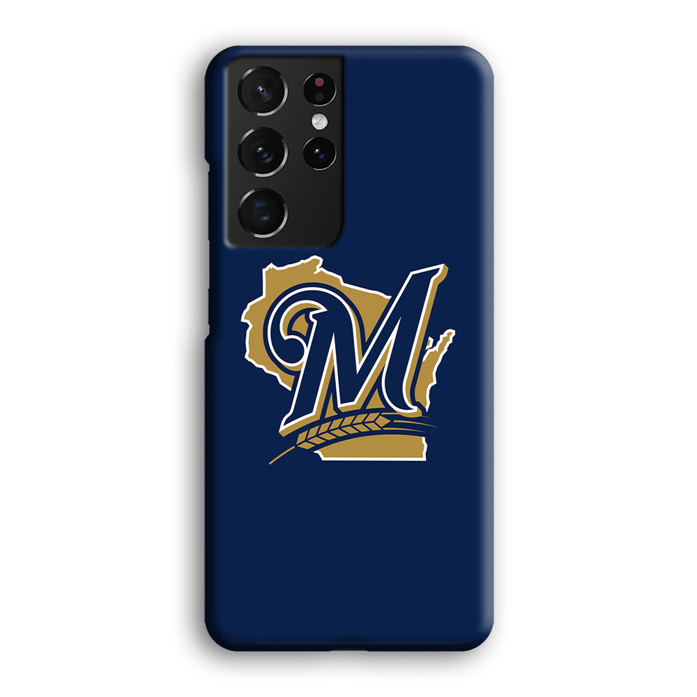 Baseball Milwaukee Brewers MLB 001 Samsung Galaxy S23 Ultra Case-Phone Case-3D Case-Altracase