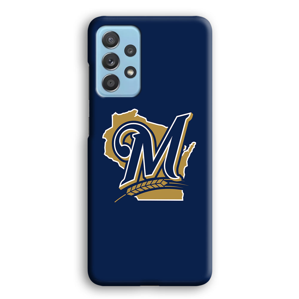 Baseball Milwaukee Brewers MLB 001 Samsung Galaxy A72 Case-Phone Case-3D Case-Altracase