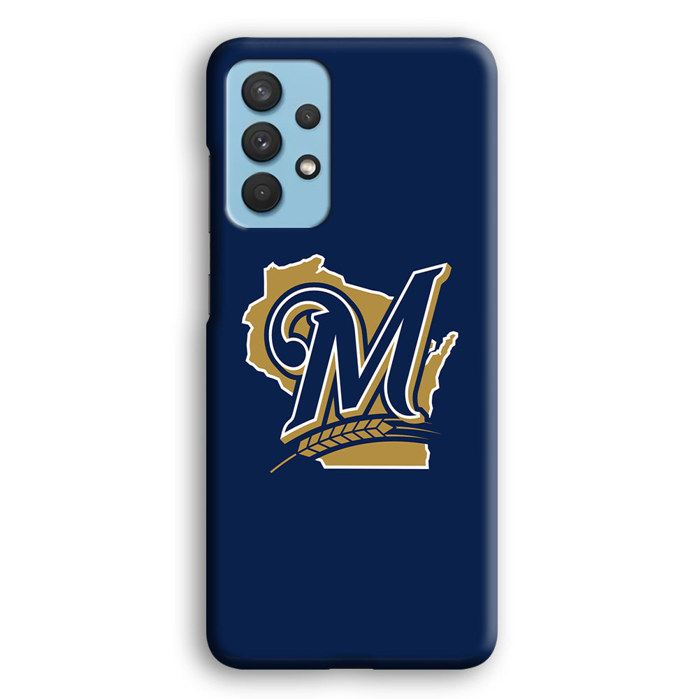 Baseball Milwaukee Brewers MLB 001 Samsung Galaxy A32 Case-Phone Case-3D Case-Altracase