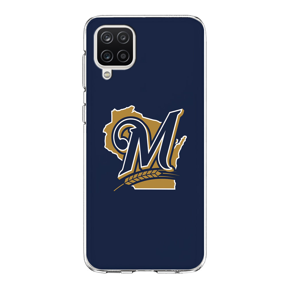 Baseball Milwaukee Brewers MLB 001 Samsung Galaxy A12 Case-Phone Case-Clear Soft Case-Altracase