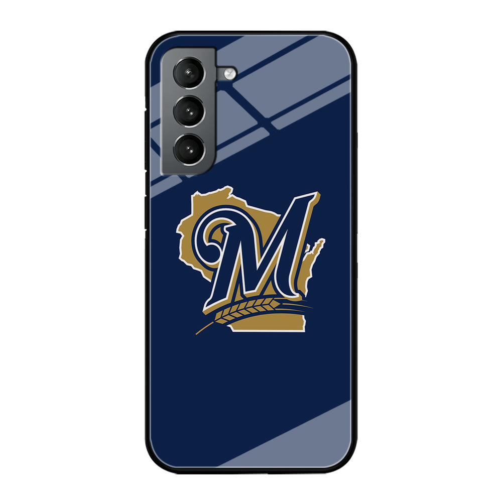Baseball Milwaukee Brewers MLB 001 Samsung Galaxy S24 Case-Phone Case-Tempered Glass Case-Altracase