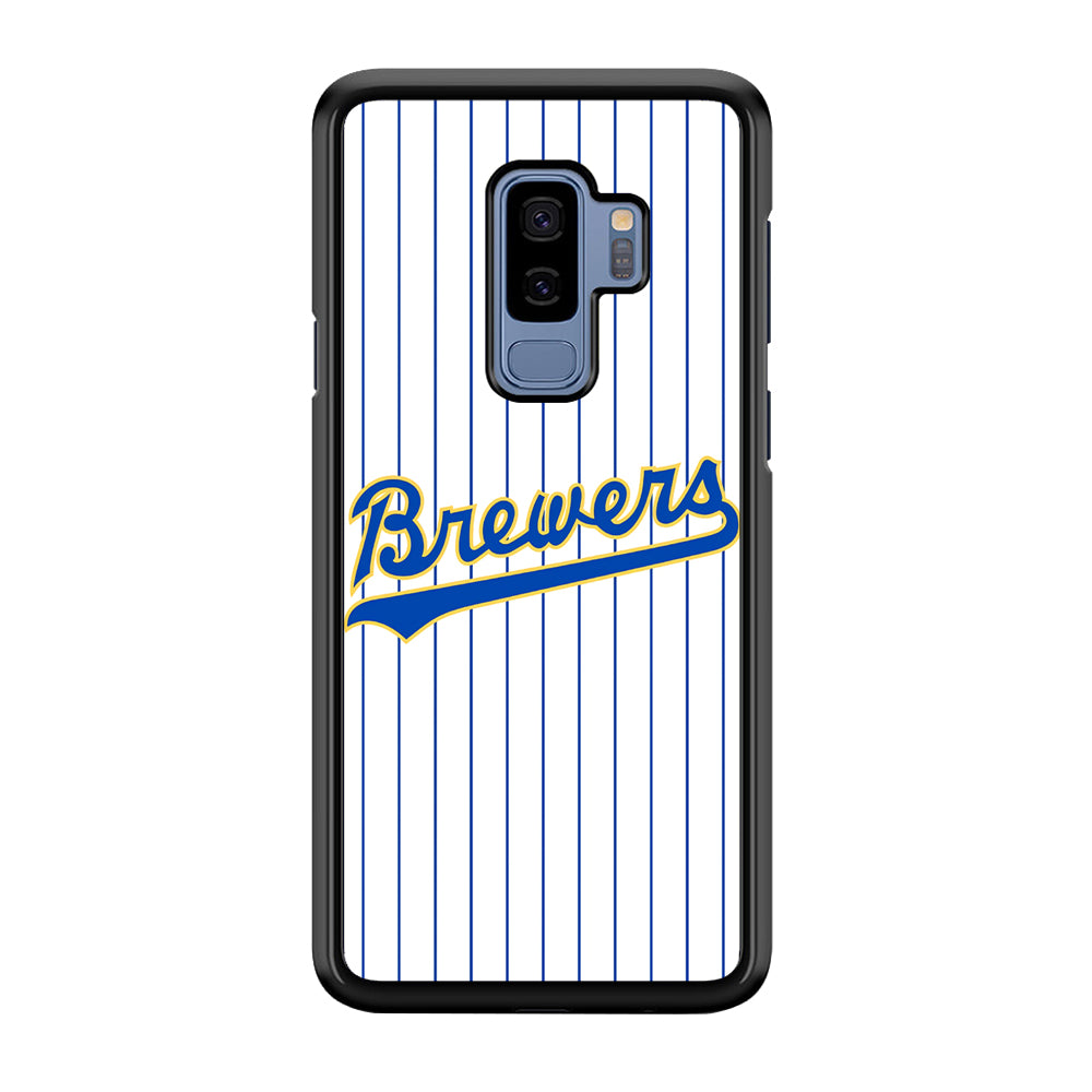 Baseball Milwaukee Brewers MLB 002 Samsung Galaxy S9 Plus Case-Phone Case-Rubber Black (2D Case)-Altracase