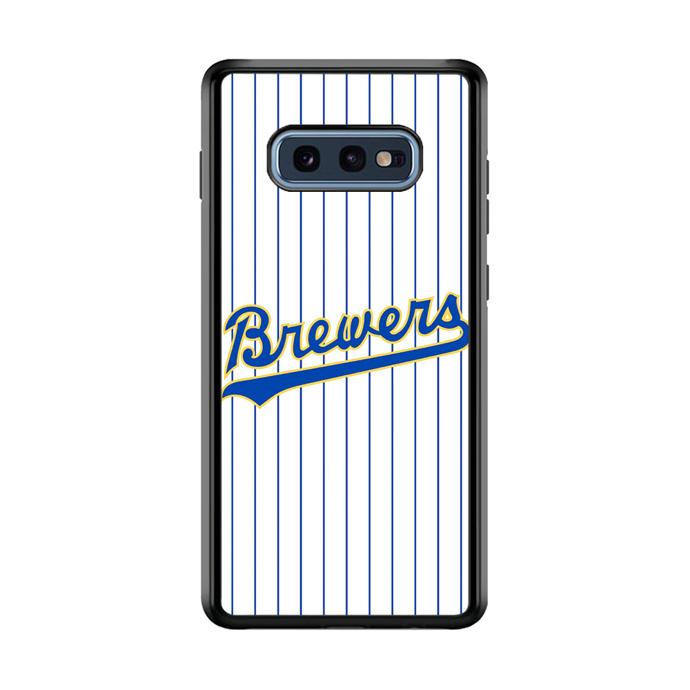Baseball Milwaukee Brewers MLB 002 Samsung Galaxy S10E Case-Phone Case-Tempered Glass Case-Altracase