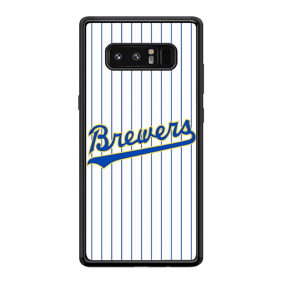 Baseball Milwaukee Brewers MLB 002 Samsung Galaxy Note 8 Case-Phone Case-Tempered Glass Case-Altracase