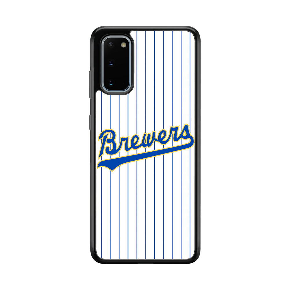 Baseball Milwaukee Brewers MLB 002 Samsung Galaxy S20 Case-Phone Case-Tempered Glass Case-Altracase