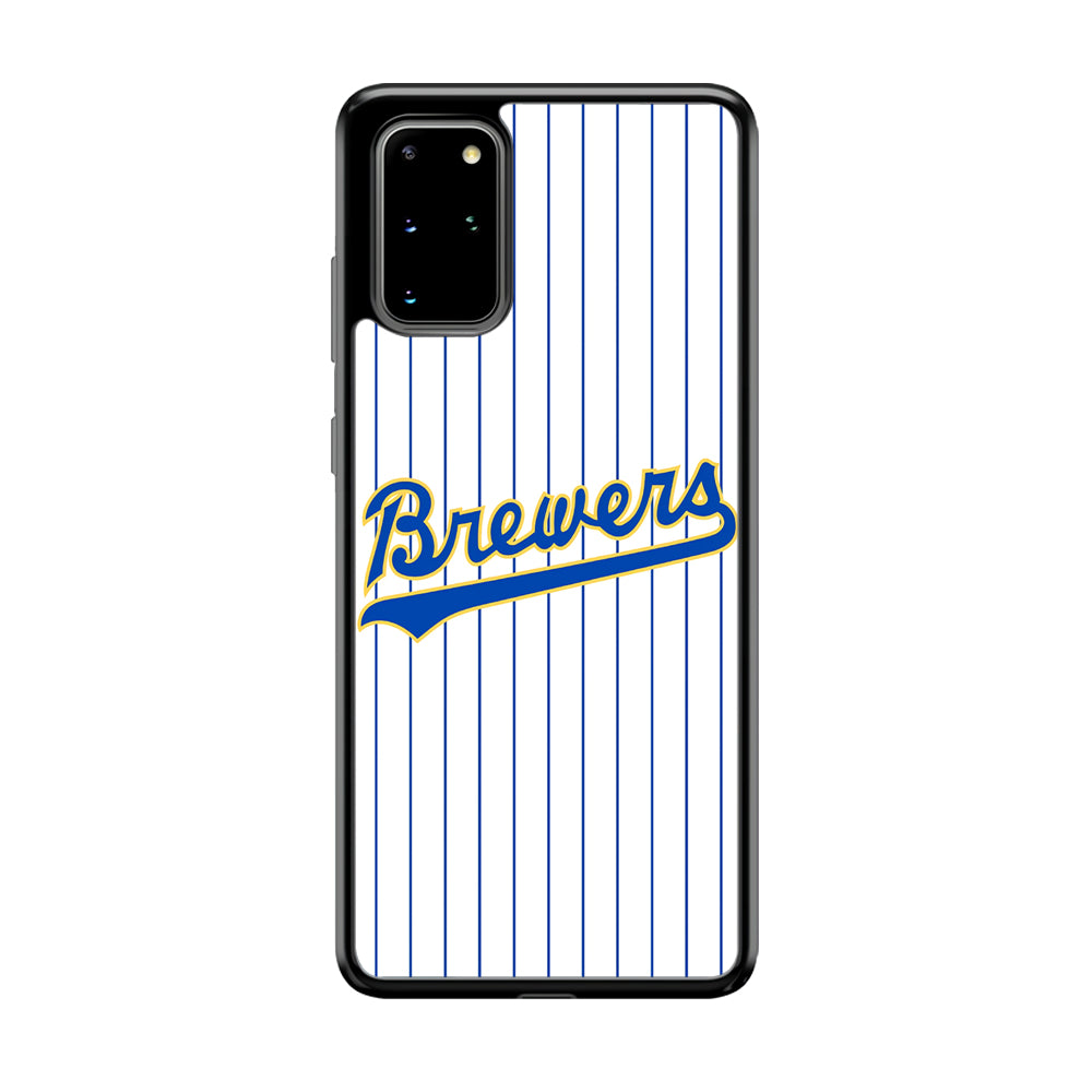 Baseball Milwaukee Brewers MLB 002 Samsung Galaxy S20 Plus Case-Phone Case-Tempered Glass Case-Altracase