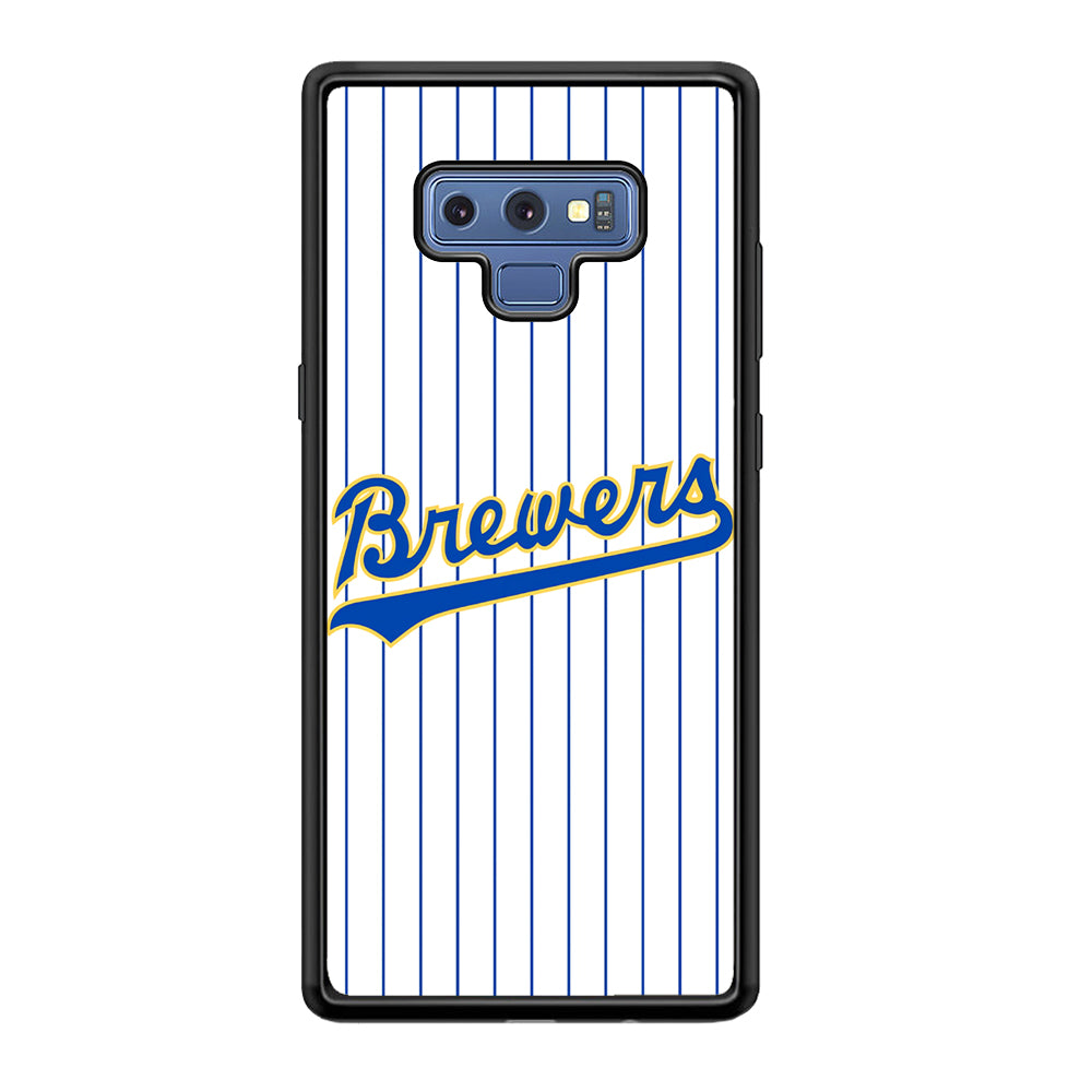 Baseball Milwaukee Brewers MLB 002 Samsung Galaxy Note 9 Case-Phone Case-Tempered Glass Case-Altracase