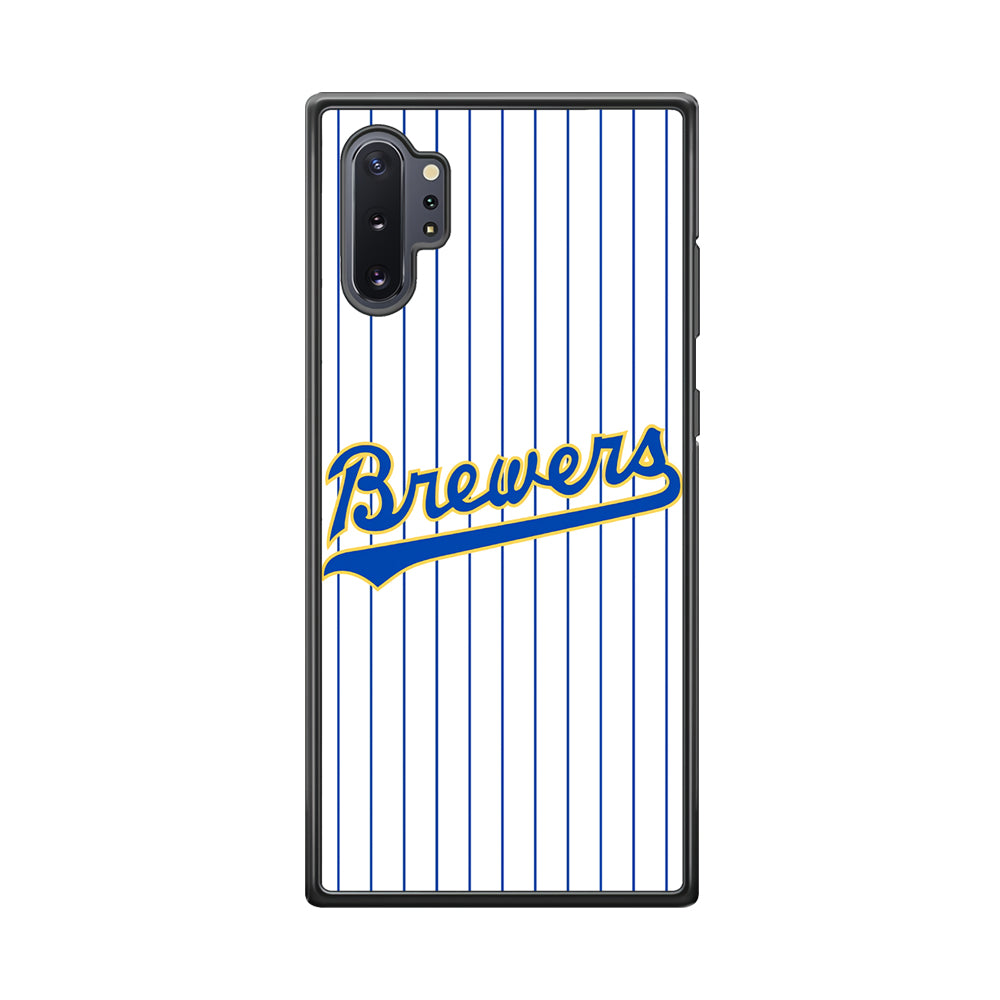 Baseball Milwaukee Brewers MLB 002 Samsung Galaxy Note 10 Plus Case-Phone Case-Tempered Glass Case-Altracase