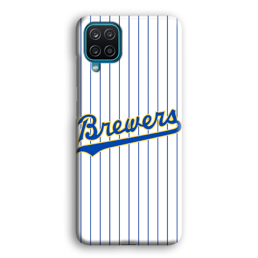 Baseball Milwaukee Brewers MLB 002 Samsung Galaxy A12 Case-Phone Case-3D Case-Altracase