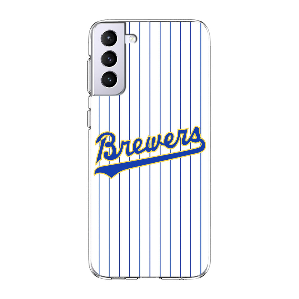 Baseball Milwaukee Brewers MLB 002 Samsung Galaxy S21 Plus Case-Phone Case-Clear Soft Case-Altracase