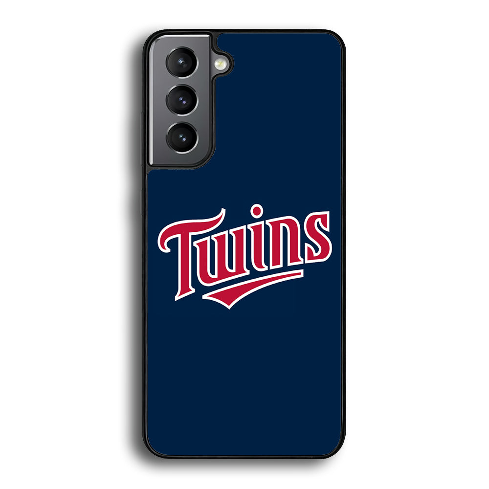 Baseball Minnesota Twins MLB 001 Samsung Galaxy S21 Plus Case-Phone Case-Rubber Black (2D Case)-Altracase