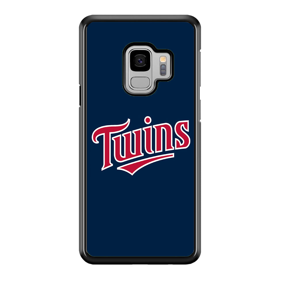 Baseball Minnesota Twins MLB 001 Samsung Galaxy S9 Case-Phone Case-Rubber Black (2D Case)-Altracase