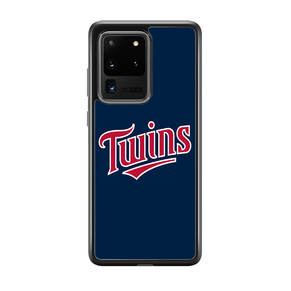Baseball Minnesota Twins MLB 001 Samsung Galaxy S20 Ultra Case-Phone Case-Tempered Glass Case-Altracase