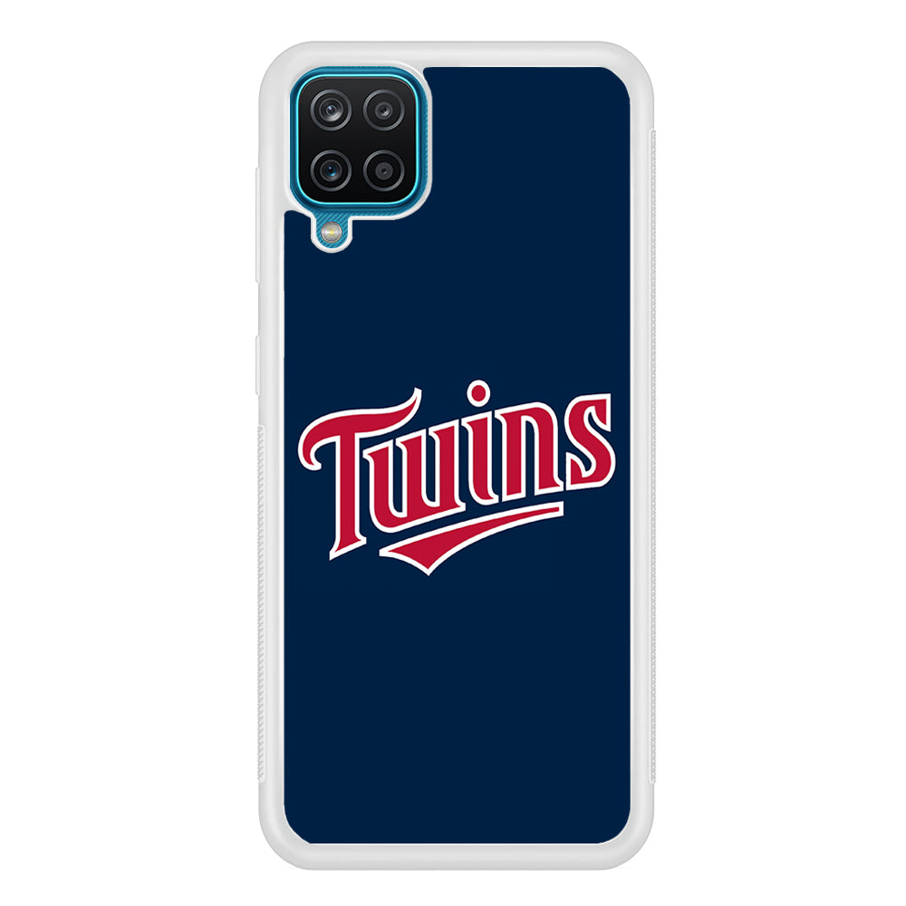 Baseball Minnesota Twins MLB 001 Samsung Galaxy A12 Case-Phone Case-Rubber White (2D Case)-Altracase
