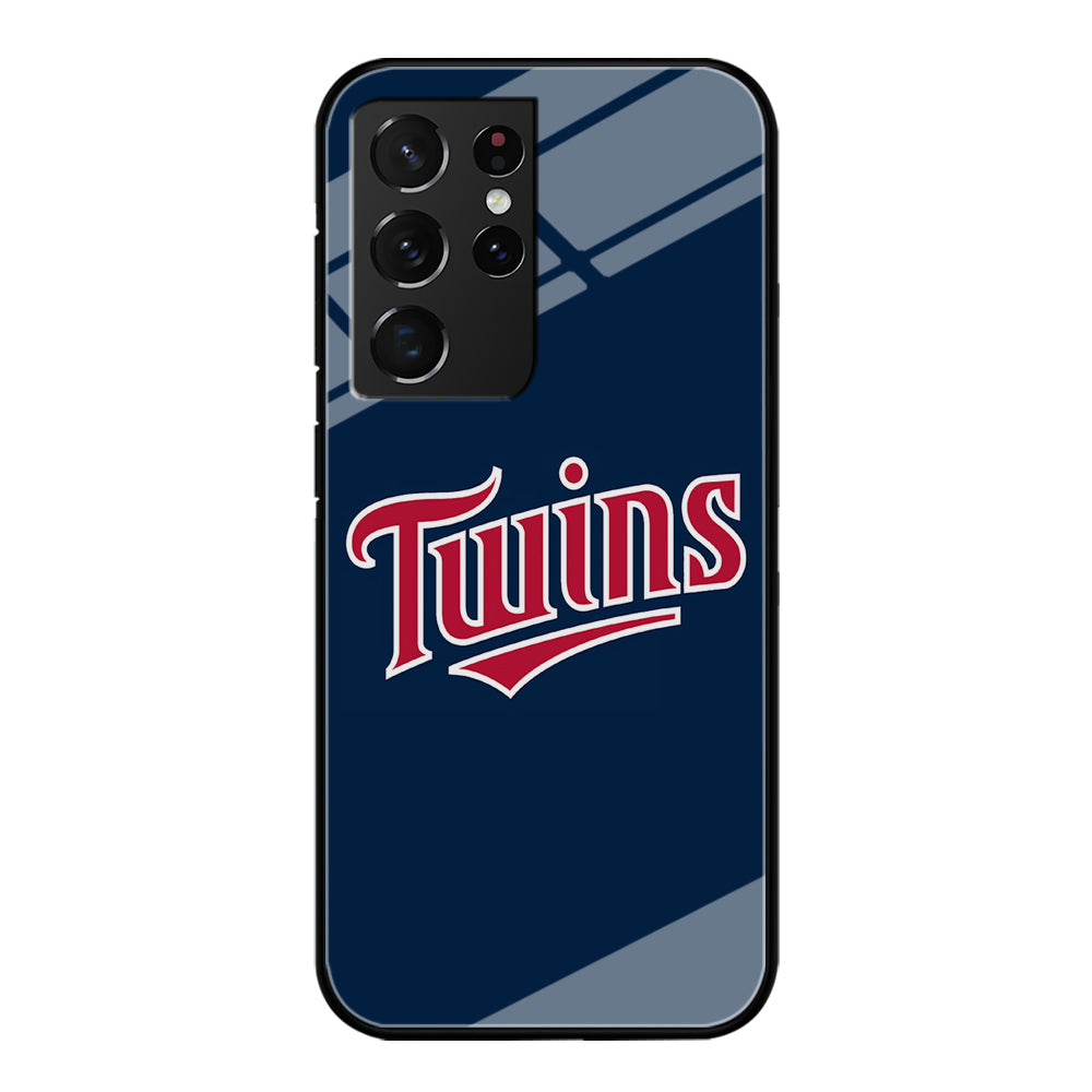 Baseball Minnesota Twins MLB 001 Samsung Galaxy S24 Ultra Case-Phone Case-Tempered Glass Case-Altracase