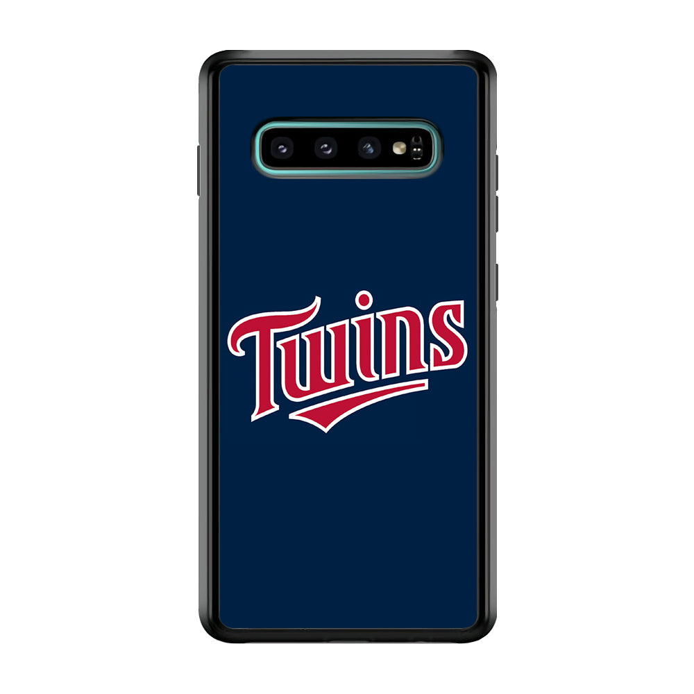 Baseball Minnesota Twins MLB 001 Samsung Galaxy S10 Plus Case-Phone Case-Rubber Black (2D Case)-Altracase