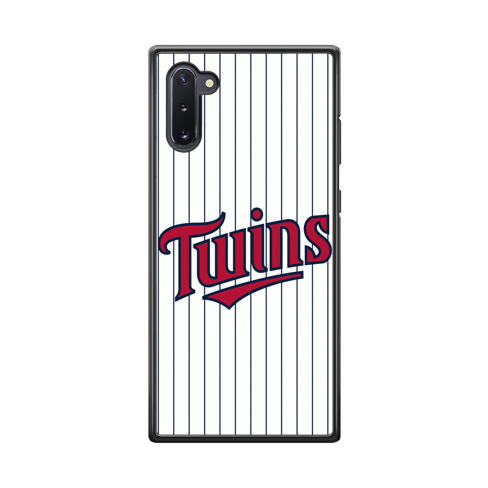 Baseball Minnesota Twins MLB 002 Samsung Galaxy Note 10 Case-Phone Case-Rubber Black (2D Case)-Altracase