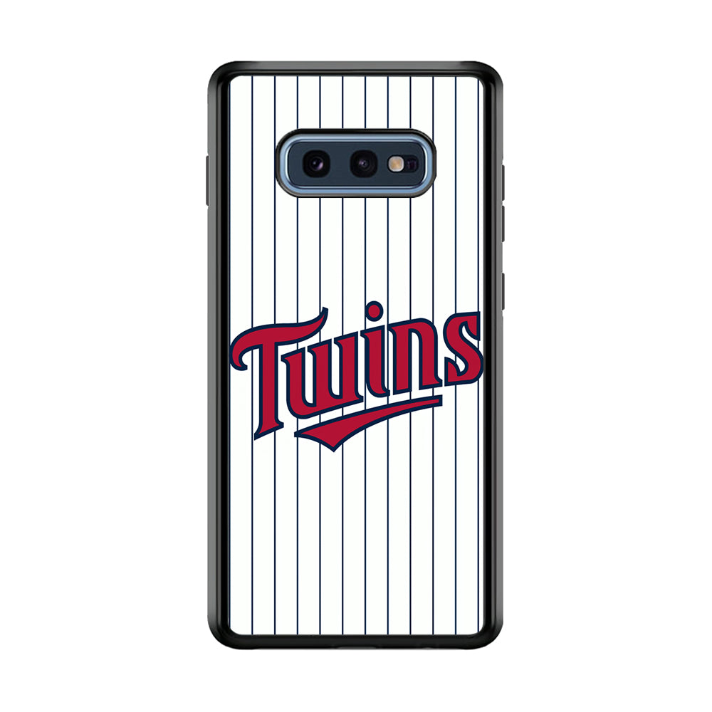 Baseball Minnesota Twins MLB 002 Samsung Galaxy S10E Case-Phone Case-Rubber Black (2D Case)-Altracase