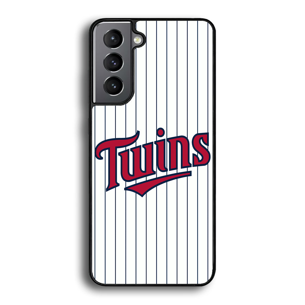 Baseball Minnesota Twins MLB 002 Samsung Galaxy S21 Plus Case-Phone Case-Rubber Black (2D Case)-Altracase