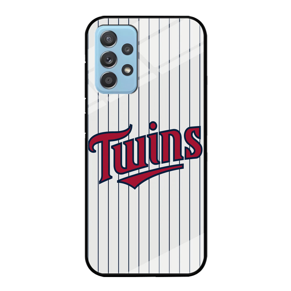 Baseball Minnesota Twins MLB 002 Samsung Galaxy A72 Case-Phone Case-Tempered Glass Case-Altracase