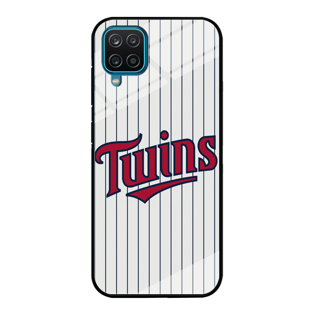 Baseball Minnesota Twins MLB 002 Samsung Galaxy A12 Case-Phone Case-Tempered Glass Case-Altracase