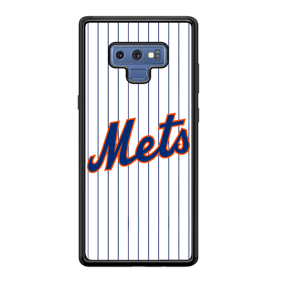 Baseball New York Mets MLB 001 Samsung Galaxy Note 9 Case-Phone Case-Tempered Glass Case-Altracase