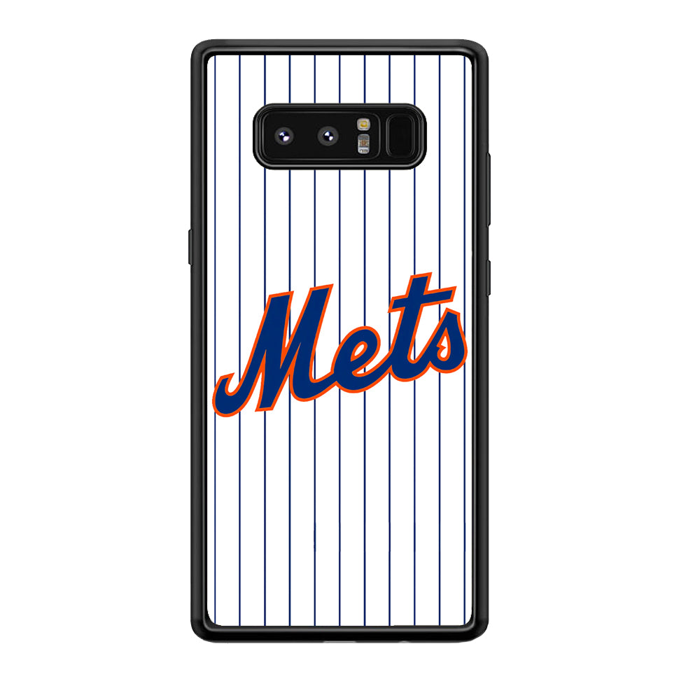 Baseball New York Mets MLB 001 Samsung Galaxy Note 8 Case-Phone Case-Tempered Glass Case-Altracase
