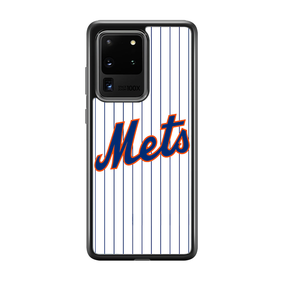 Baseball New York Mets MLB 001 Samsung Galaxy S20 Ultra Case-Phone Case-Tempered Glass Case-Altracase