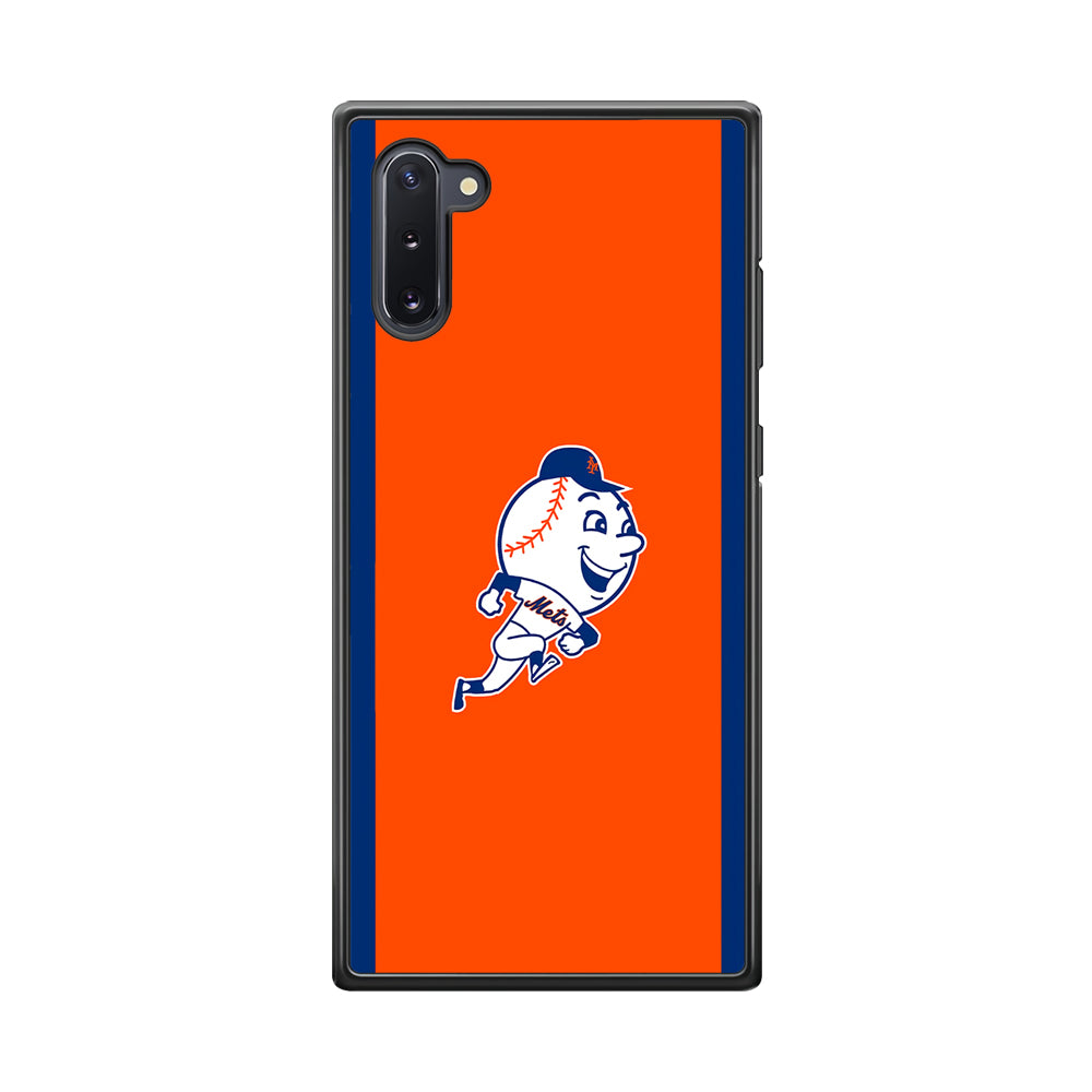 Baseball New York Mets MLB 002 Samsung Galaxy Note 10 Case-Phone Case-Rubber Black (2D Case)-Altracase