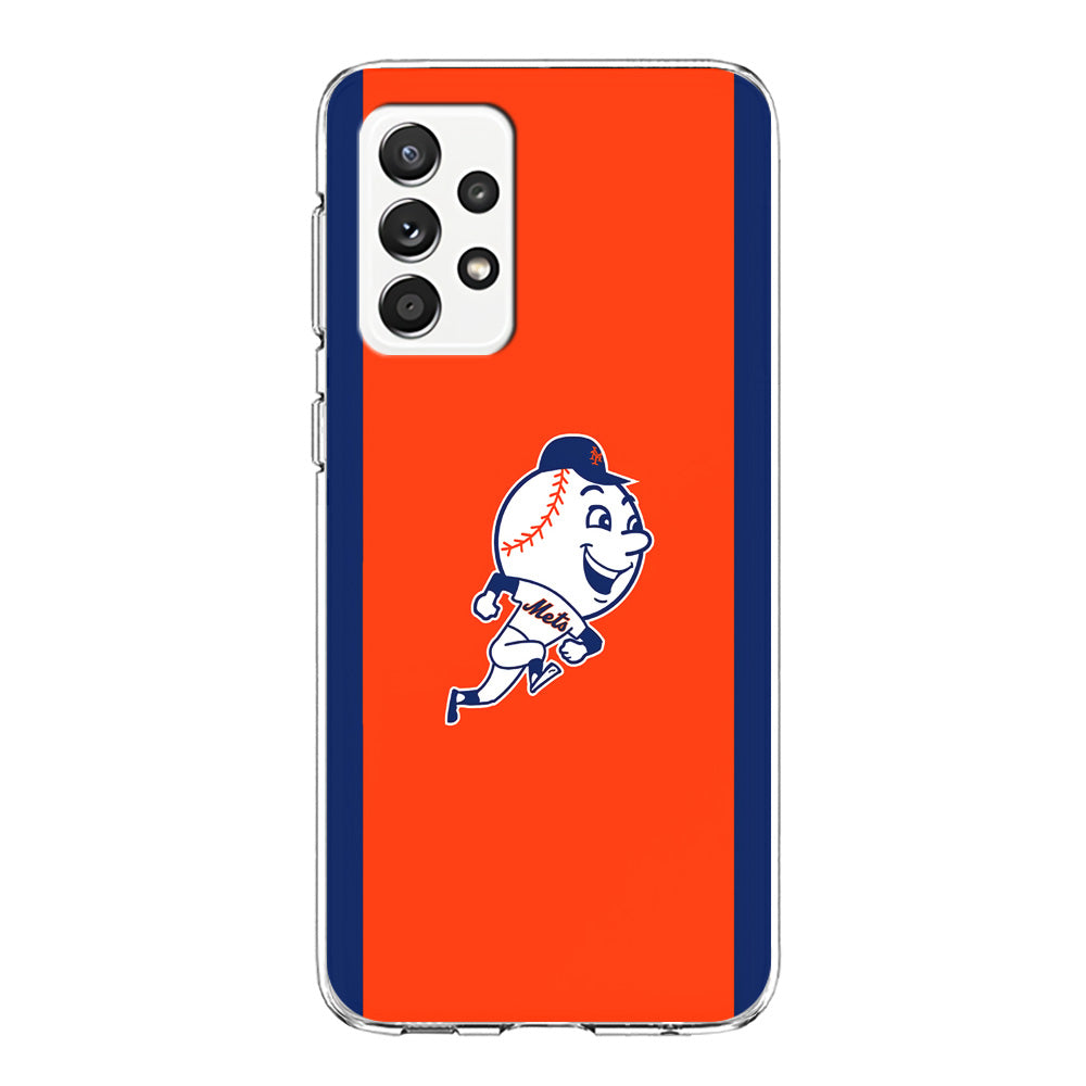 Baseball New York Mets MLB 002 Samsung Galaxy A72 Case-Phone Case-Clear Soft Case-Altracase