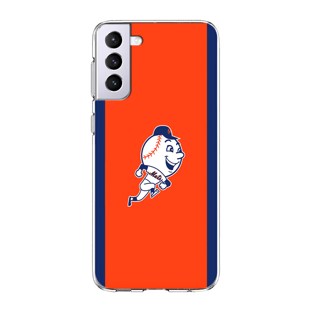Baseball New York Mets MLB 002 Samsung Galaxy S21 Plus Case-Phone Case-Clear Soft Case-Altracase