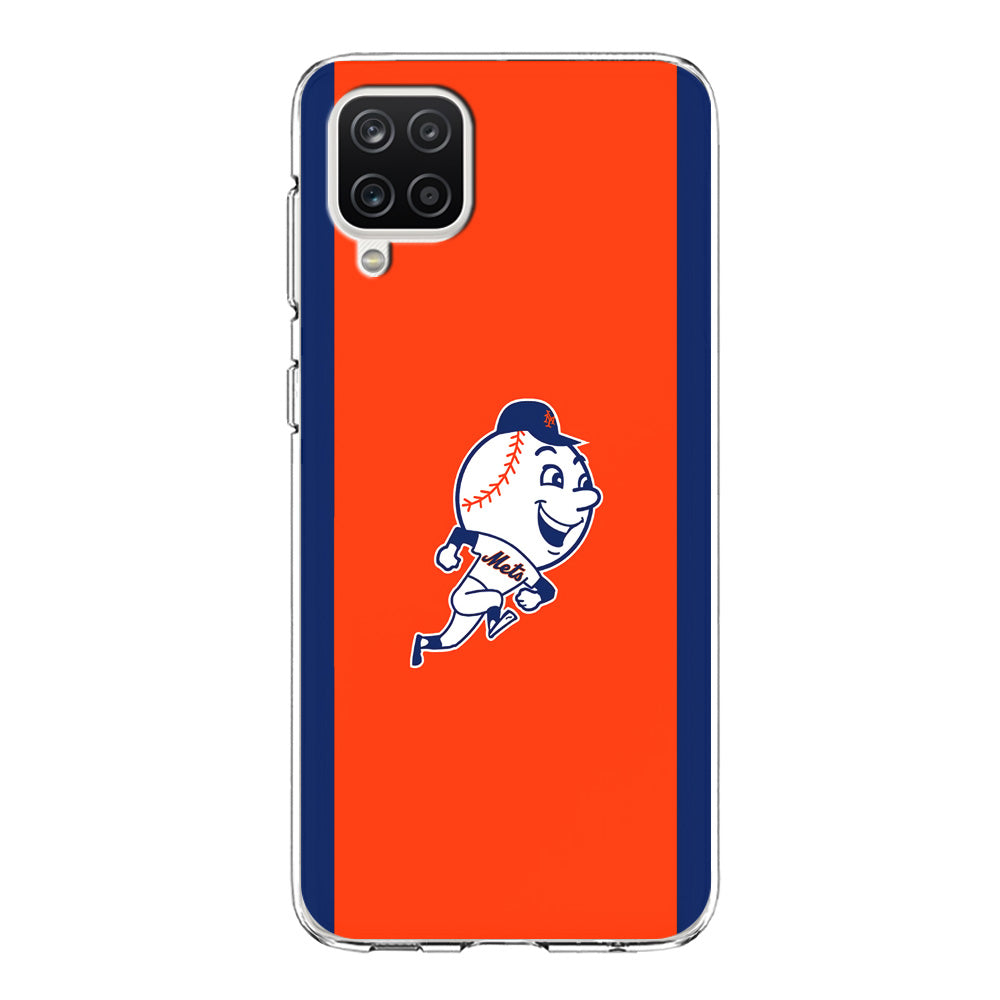 Baseball New York Mets MLB 002 Samsung Galaxy A12 Case-Phone Case-Clear Soft Case-Altracase
