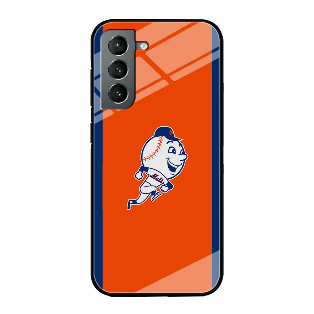 Baseball New York Mets MLB 002 Samsung Galaxy S21 Plus Case-Phone Case-Tempered Glass Case-Altracase