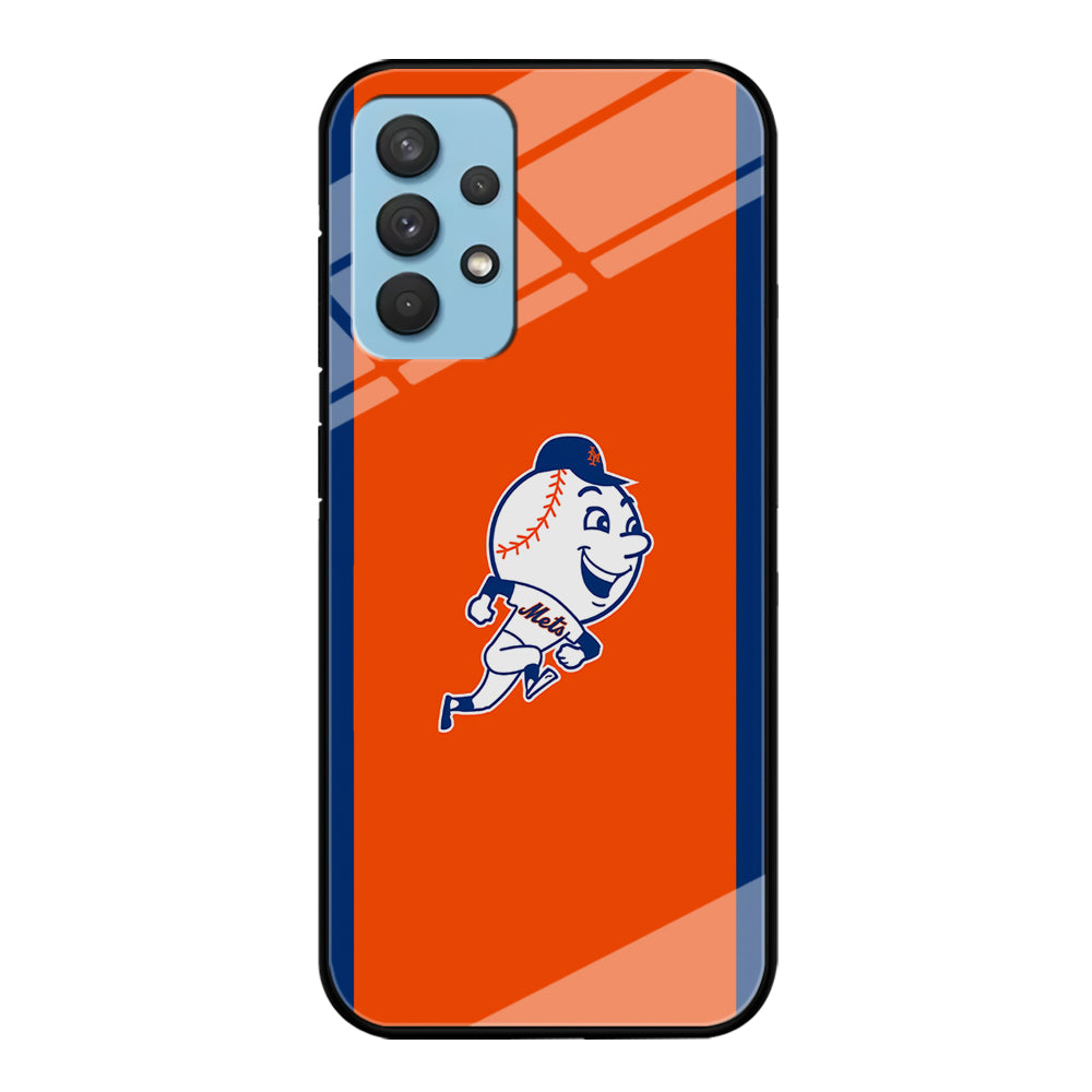 Baseball New York Mets MLB 002 Samsung Galaxy A32 Case-Phone Case-Tempered Glass Case-Altracase