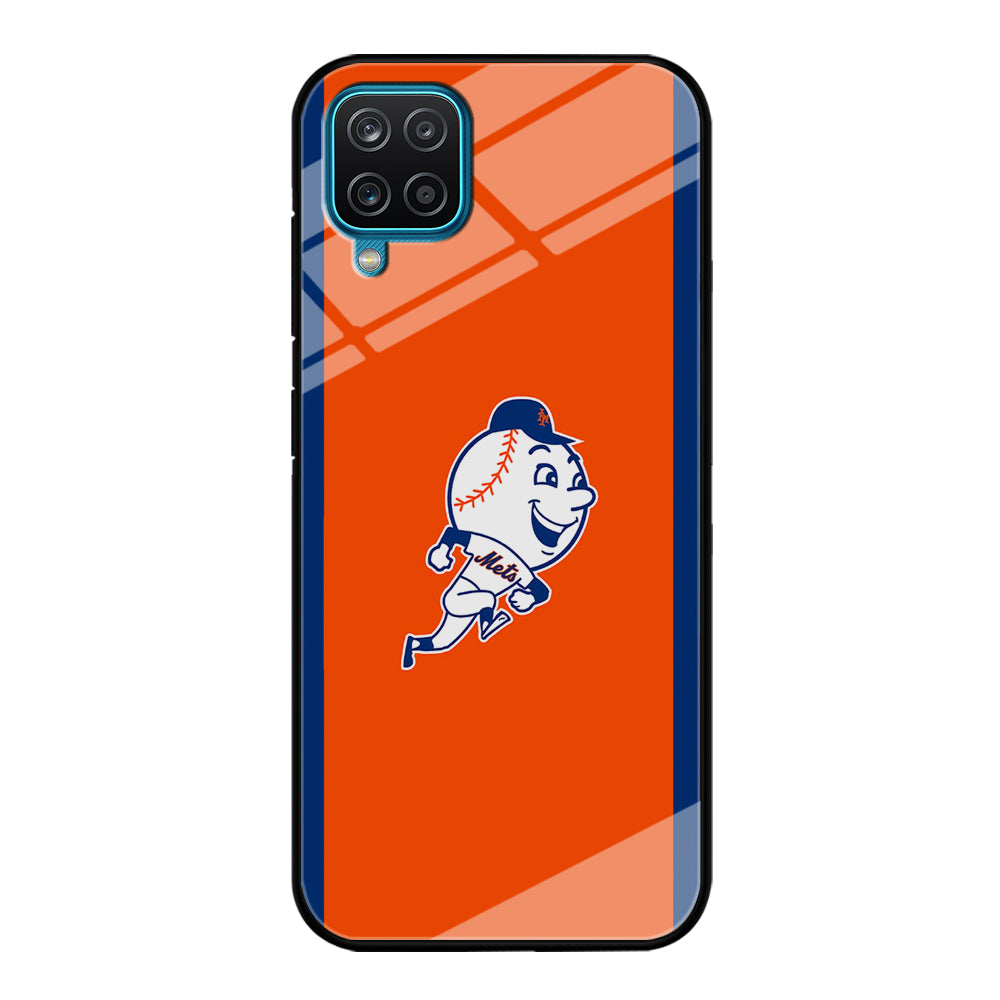 Baseball New York Mets MLB 002 Samsung Galaxy A12 Case-Phone Case-Tempered Glass Case-Altracase