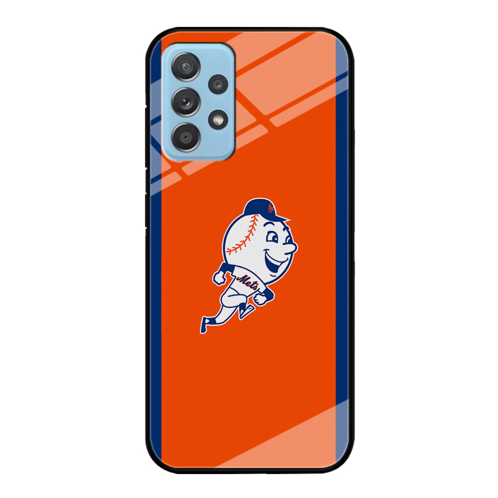 Baseball New York Mets MLB 002 Samsung Galaxy A72 Case-Phone Case-Tempered Glass Case-Altracase
