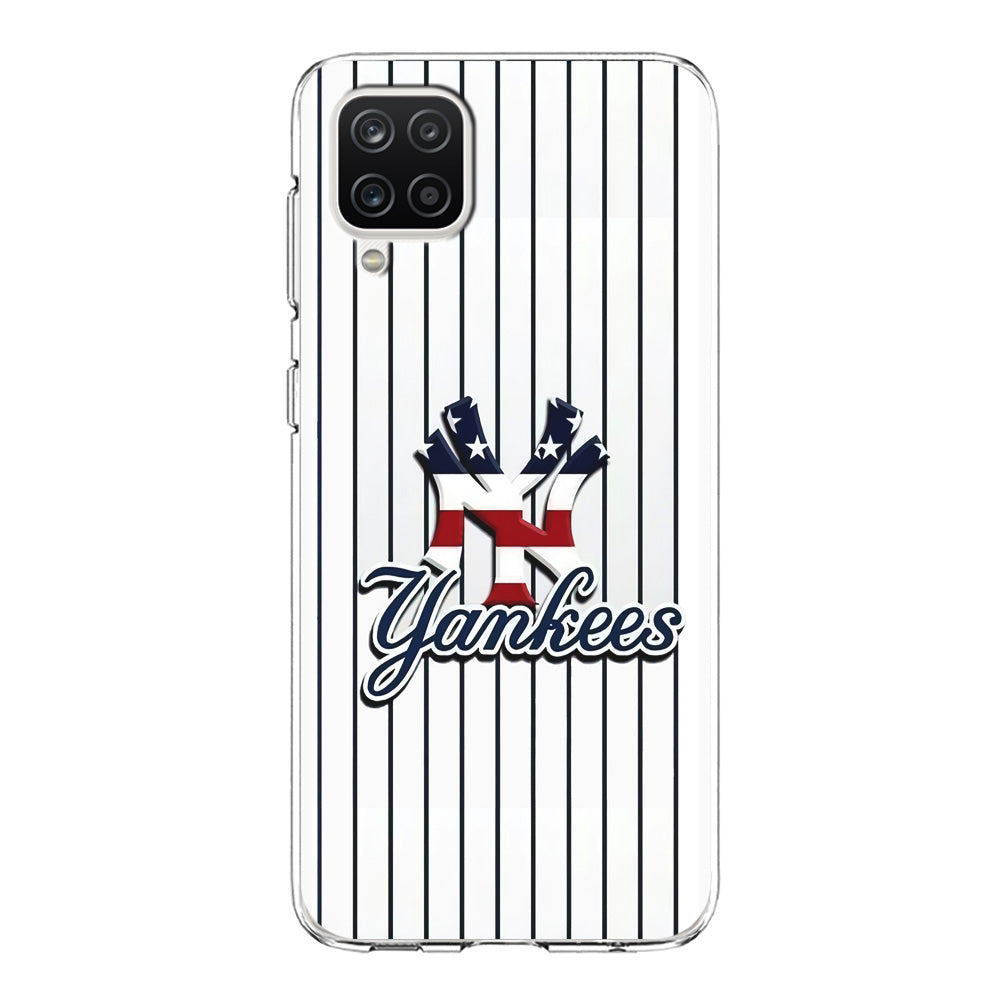 Baseball New York Yankees MLB 001 Samsung Galaxy A12 Case-Phone Case-Clear Soft Case-Altracase