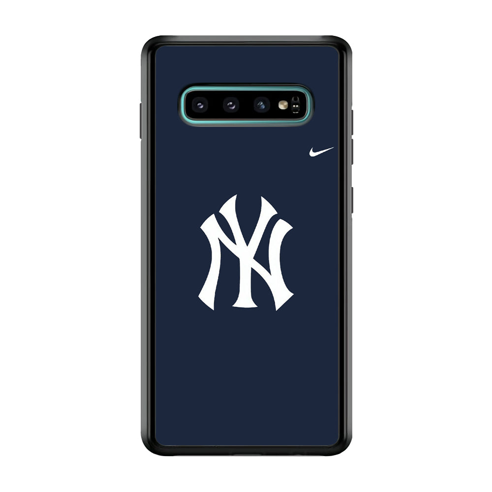 Baseball New York Yankees MLB 002 Samsung Galaxy S10 Case-Phone Case-Rubber Black (2D Case)-Altracase