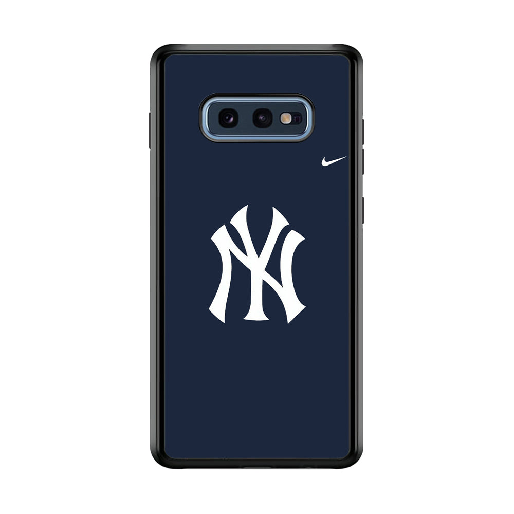 Baseball New York Yankees MLB 002 Samsung Galaxy S10E Case-Phone Case-Rubber Black (2D Case)-Altracase