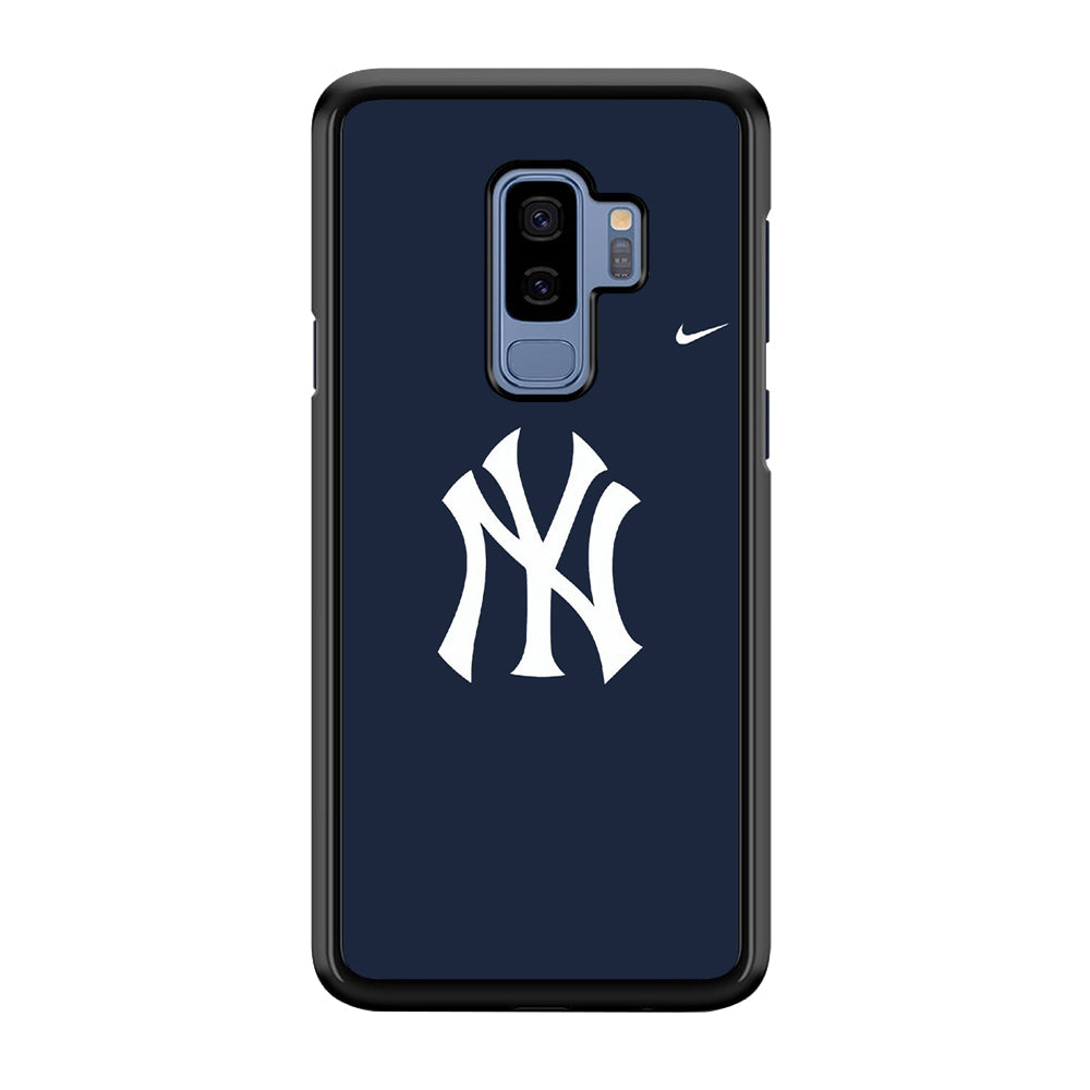 Baseball New York Yankees MLB 002 Samsung Galaxy S9 Plus Case-Phone Case-Rubber Black (2D Case)-Altracase